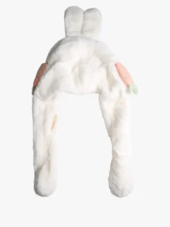 Solada Cappello peloso con orecchie - bianco