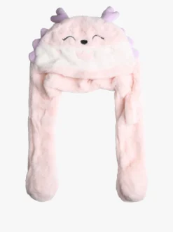 Solada Cappello peloso con orecchie - rosa