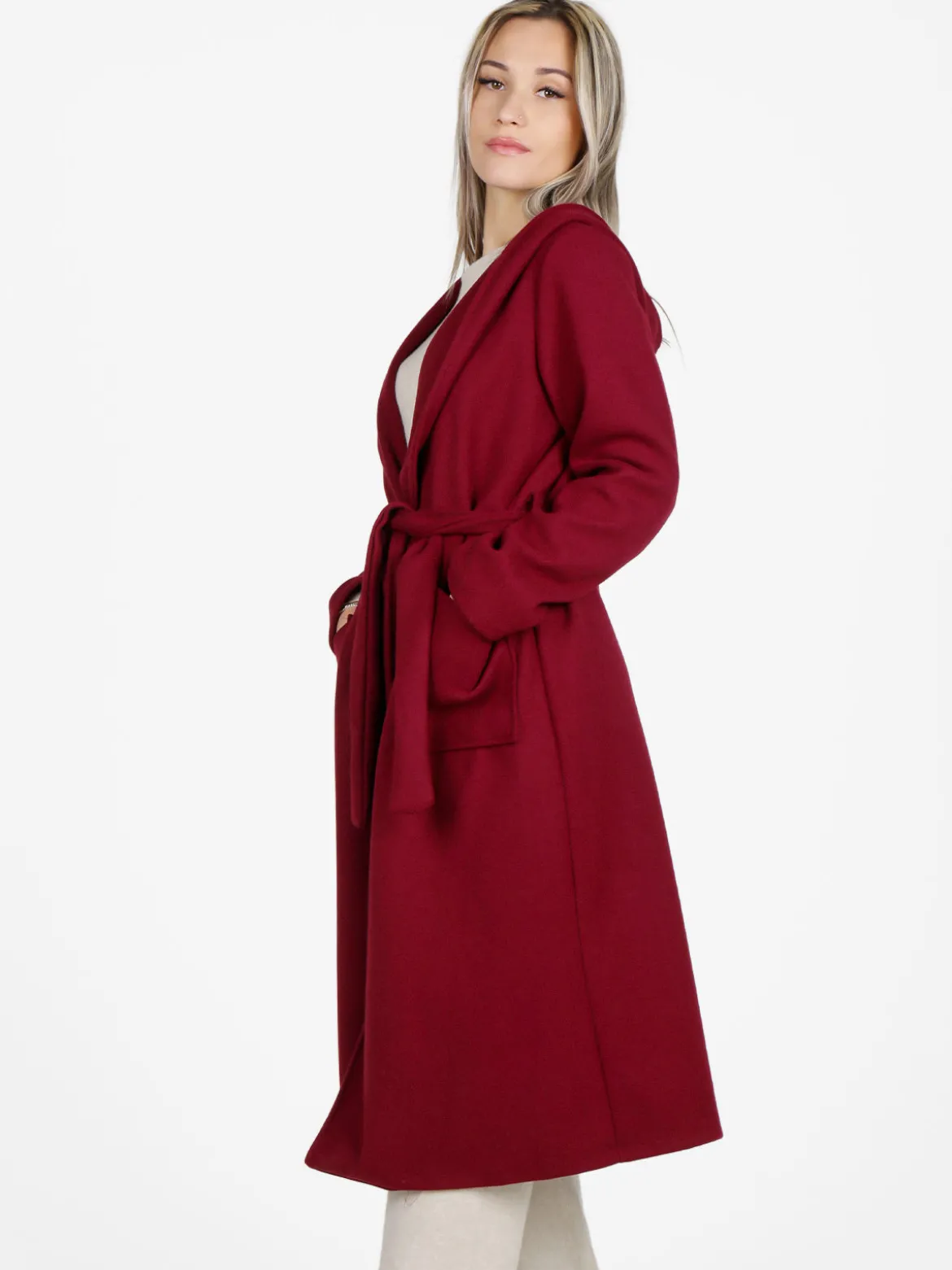 Solada Cappotto classico donna con cappuccio