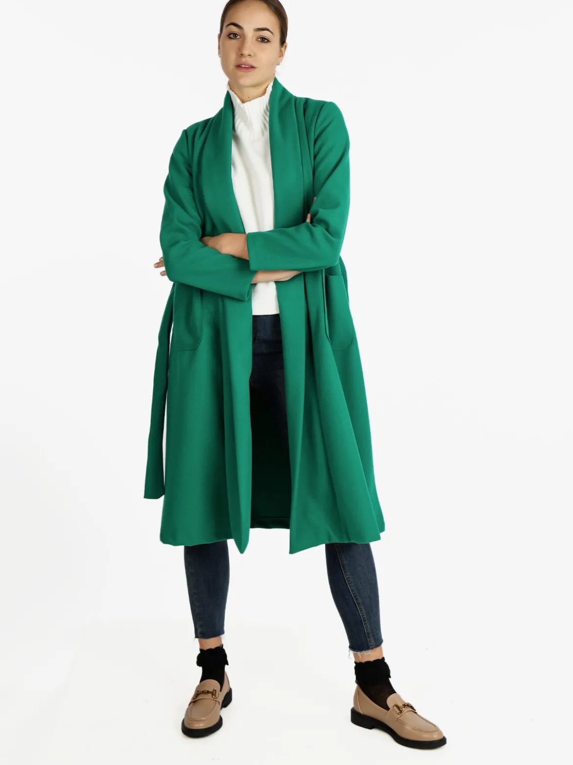 Solada Cappotto classico donna con cintura