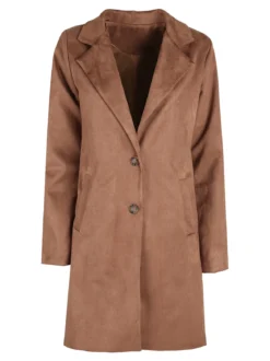 Solada Cappotto donna in tessuto scamosciato
