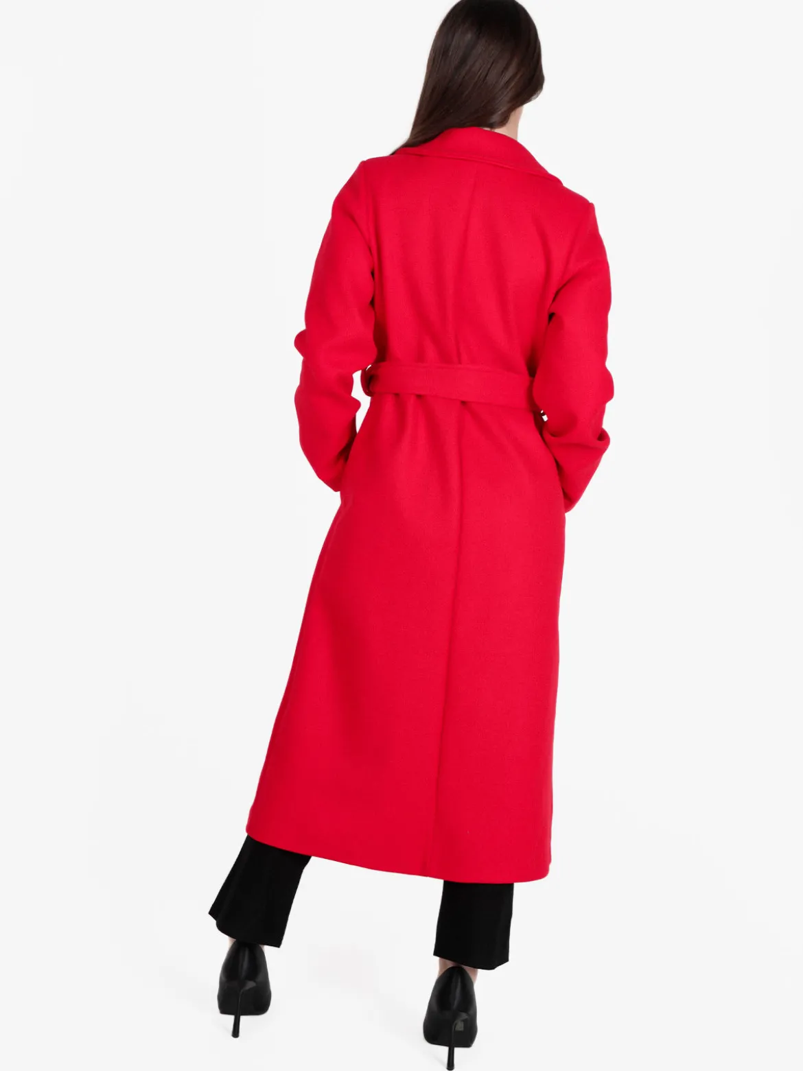 Solada Cappotto lungo da donna con chiusura doppiopetto