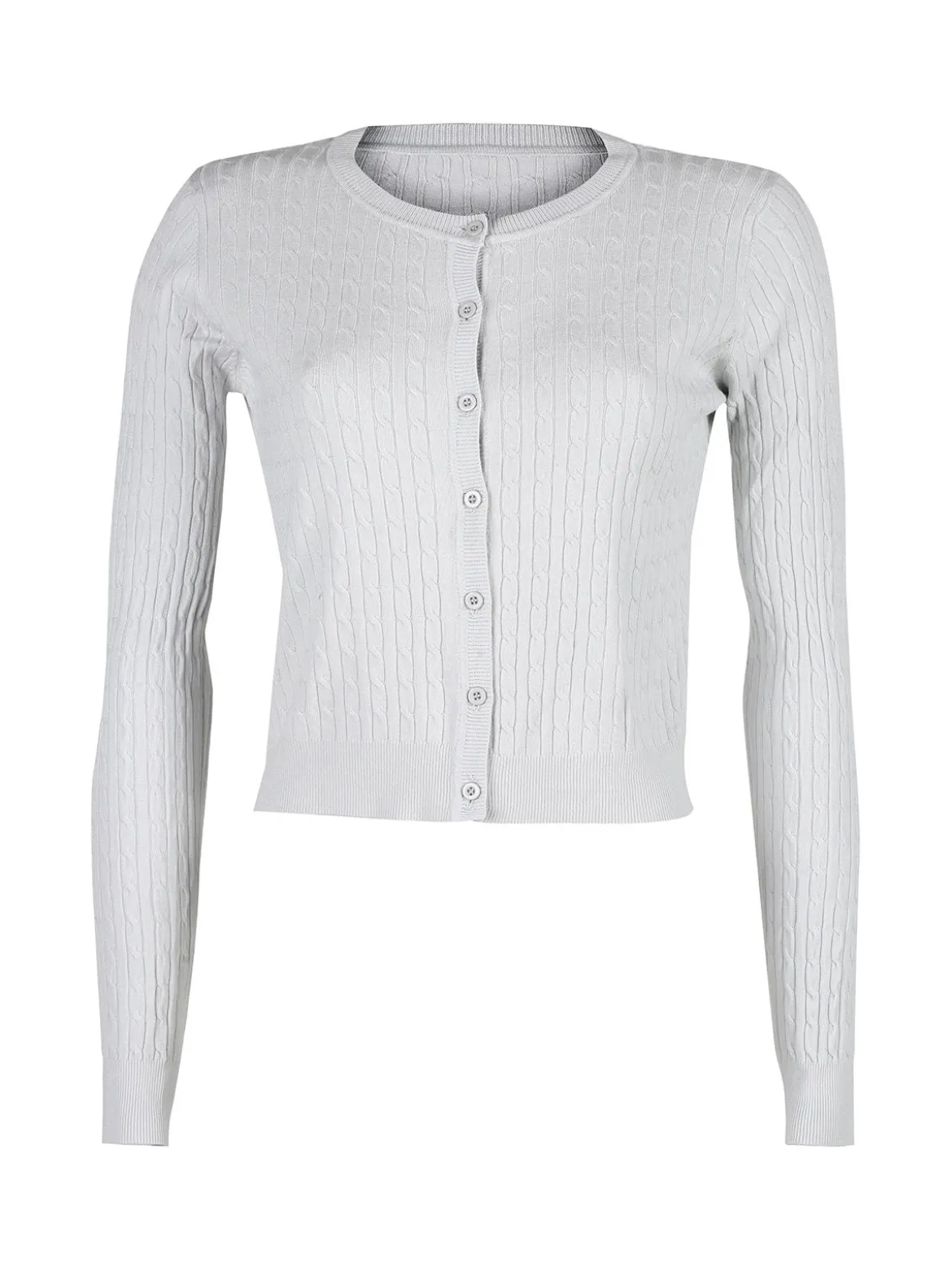 Solada Cardigan donna a trecce con bottoni
