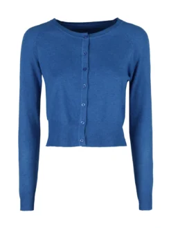 Solada Cardigan donna in maglia con scollo tondo