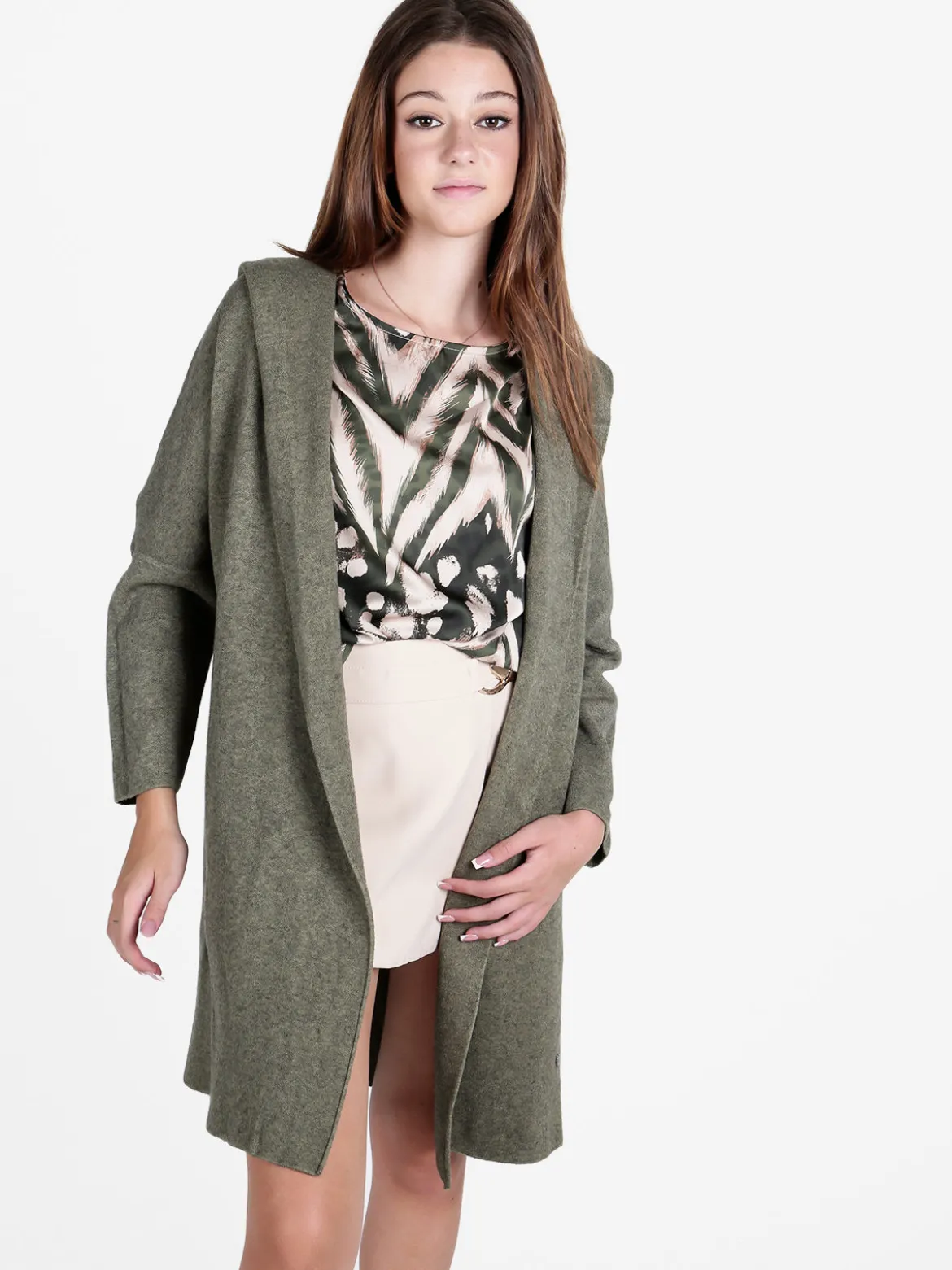 Solada Cardigan in maglia da donna con cappuccio