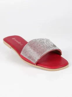 Solada Ciabatte basse con strass