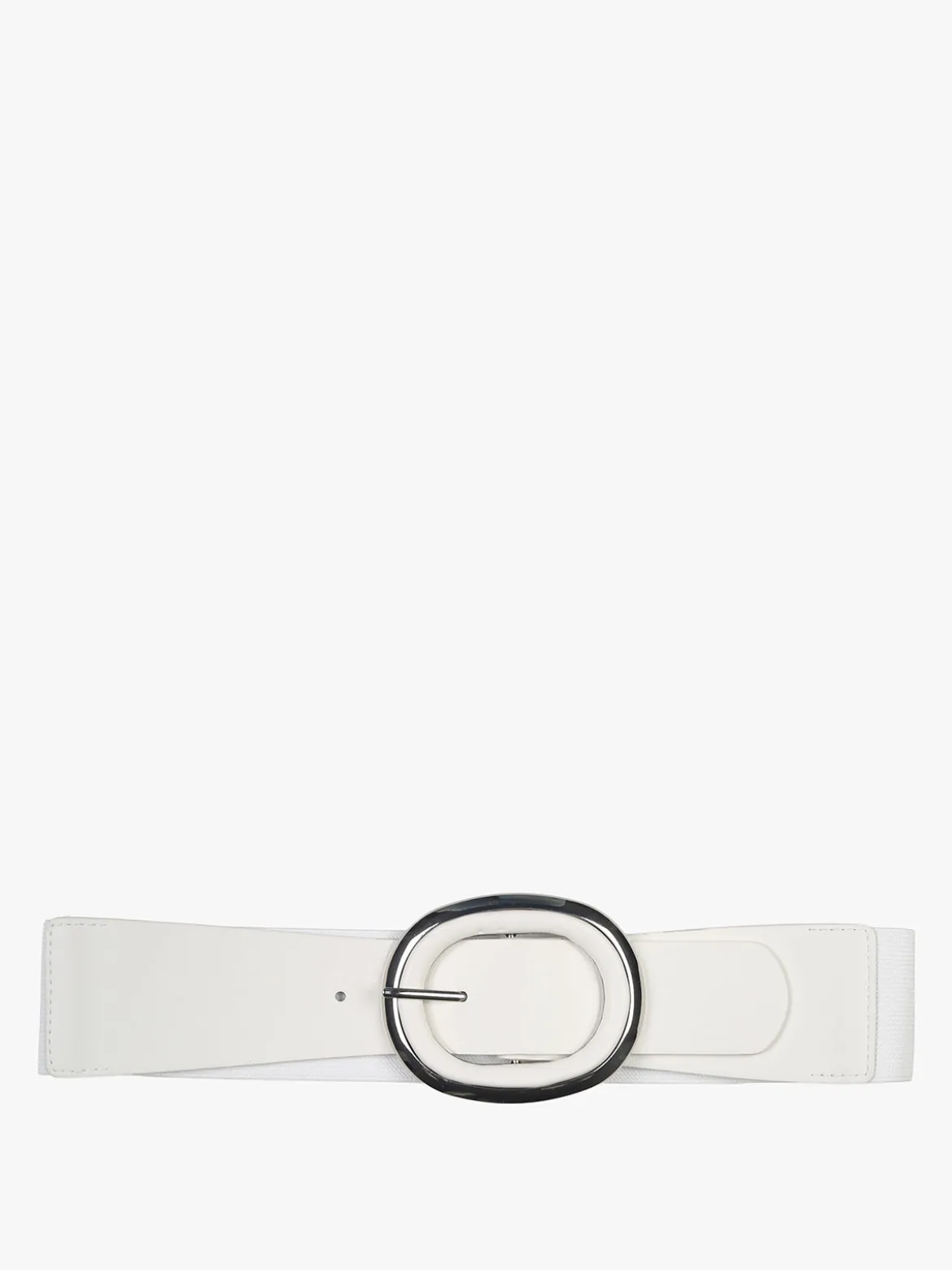 Solada Cintura elastica da donna con fibbia ovale - bianco