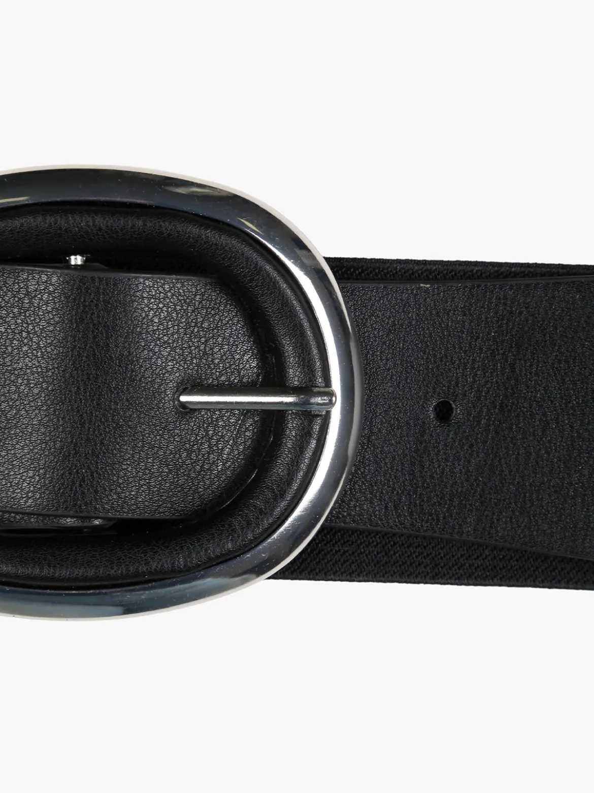 Solada Cintura elastica da donna con fibbia ovale - nero