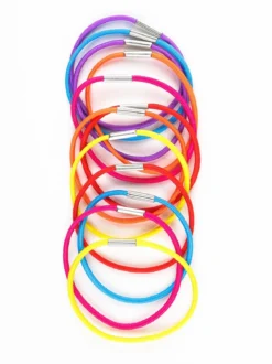 Solada Elastici colorati per capelli confezione da 12