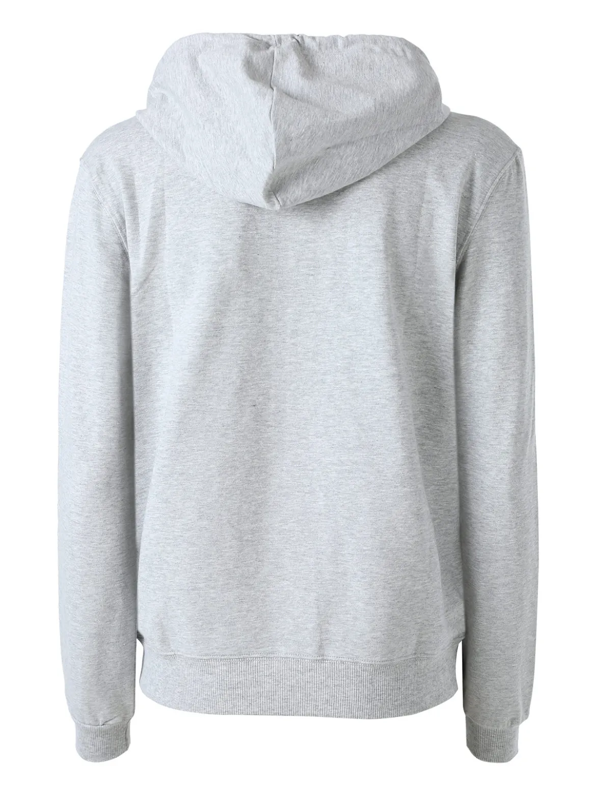 Solada Felpa da donna con cappuccio e zip intera - grigio