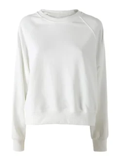 Solada Felpa oversize da donna in cotone - bianco