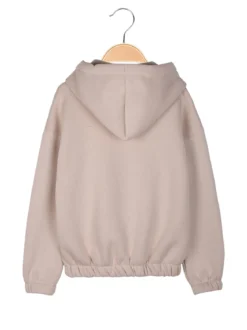 Solada Felpa pesante da bambina con cappuccio e zip