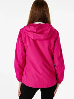 Solada Giacca a vento da donna con cappuccio - fucsia