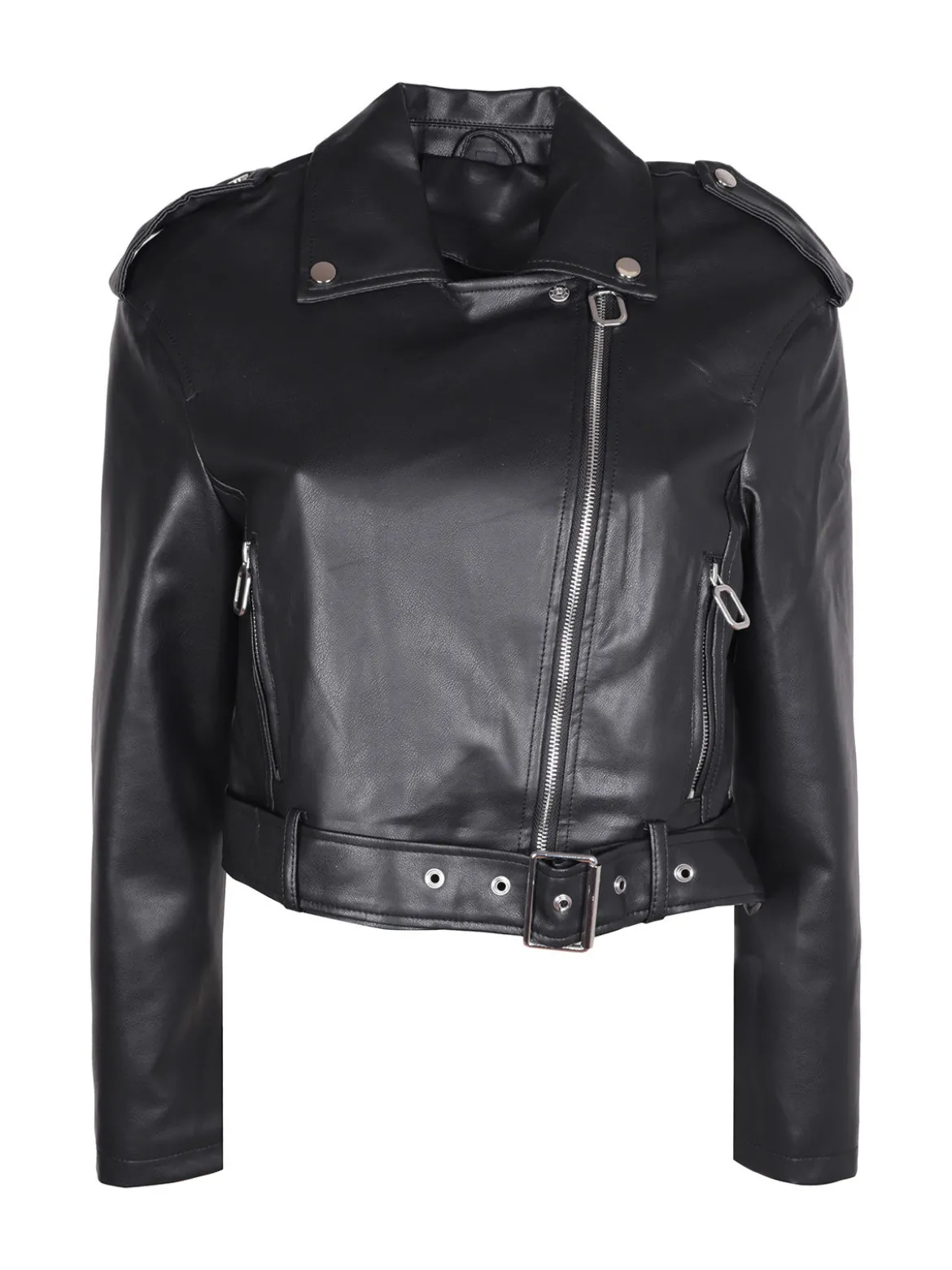 Solada Giacca biker da donna in ecopelle