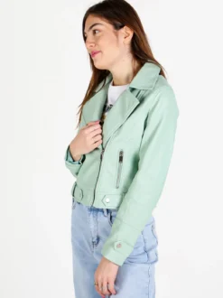 Solada Giacca donna biker in ecopelle