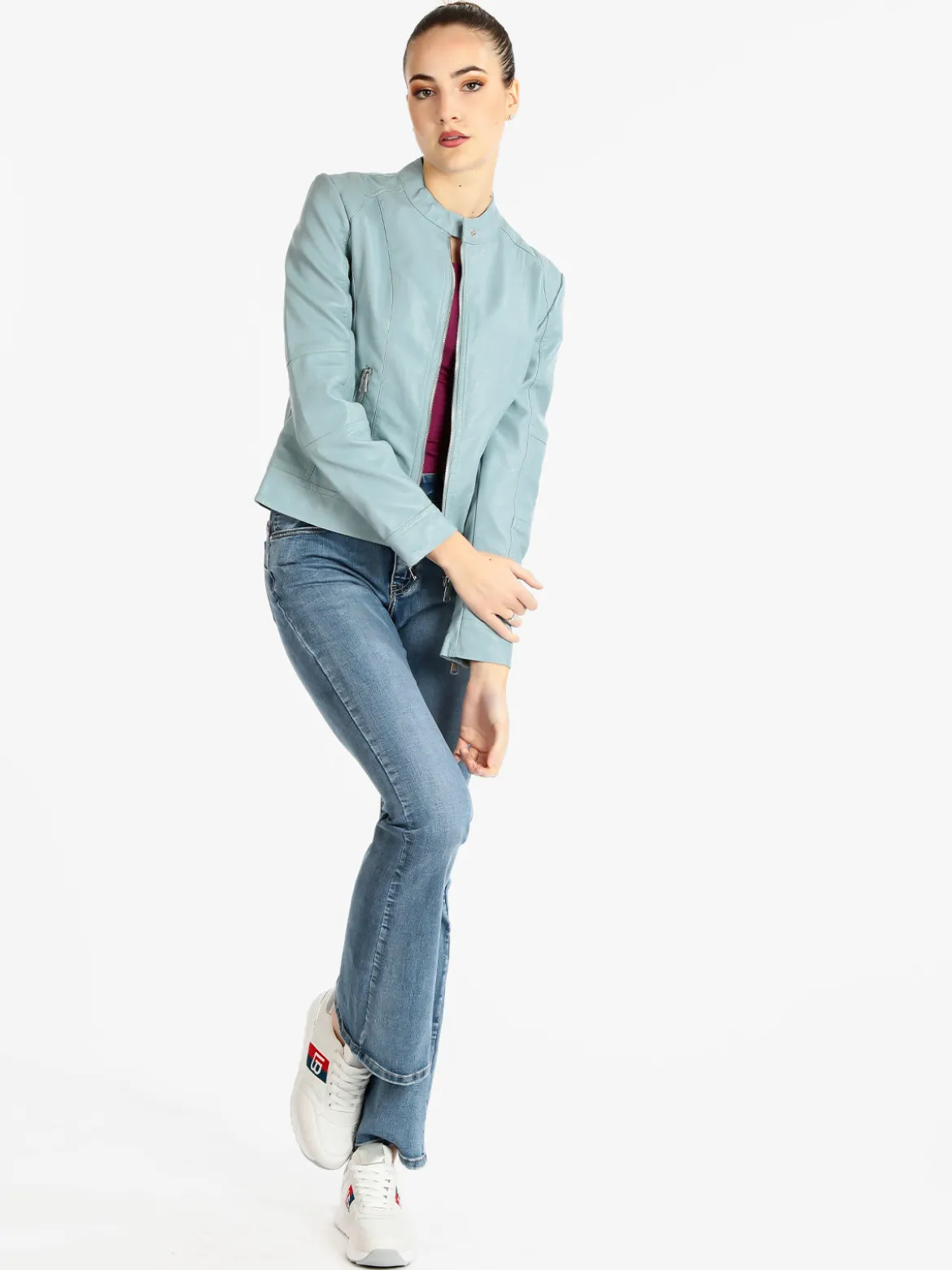 Solada Giacca donna in ecopelle