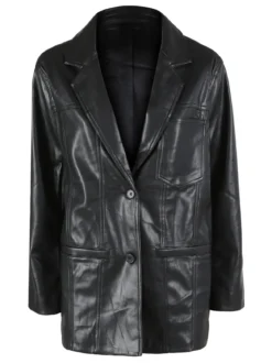 Solada Giacca donna in ecopelle - nero