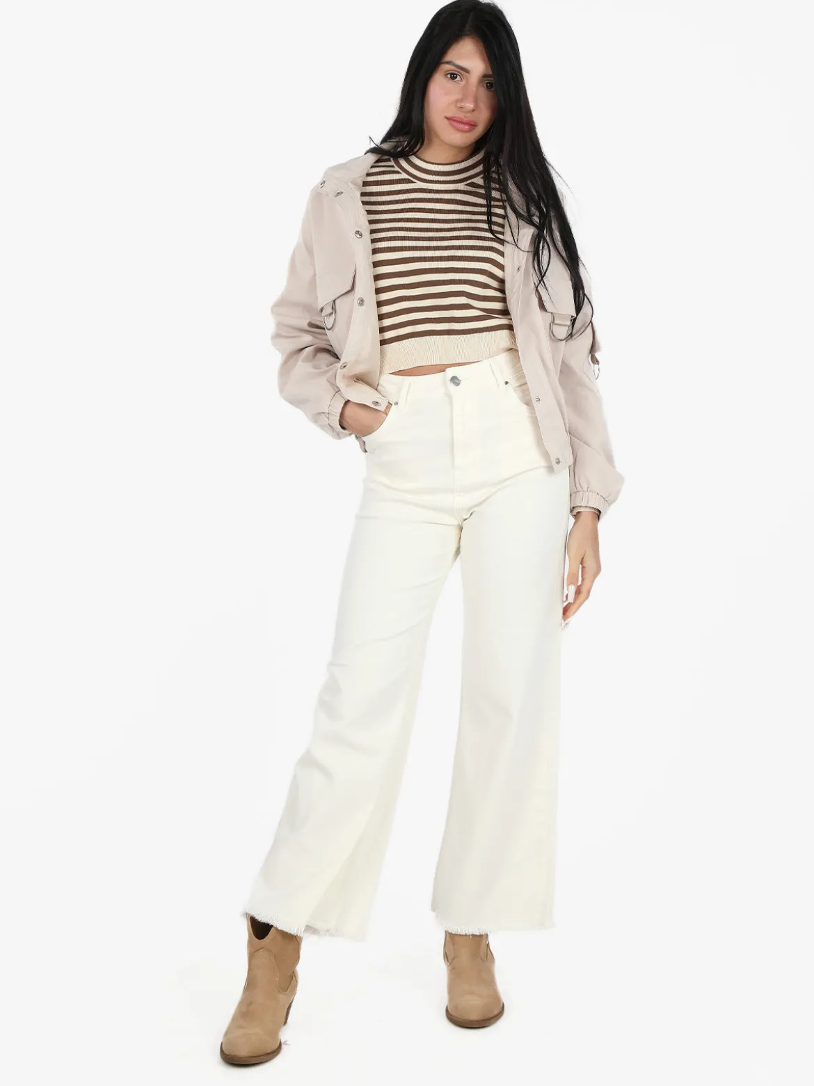 Solada Giacca donna oversize con bottoni e tasche