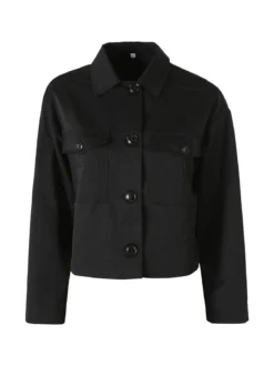Solada Giacca donna oversize con bottoni - nero