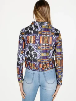 Solada Giacca donna oversize con stampe