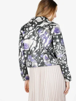 Solada Giacca donna oversize con stampe