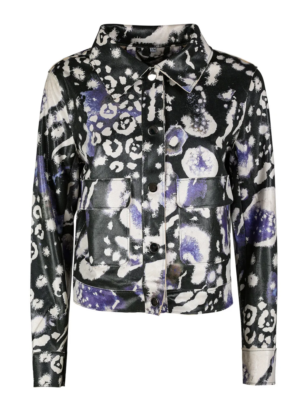 Solada Giacca donna oversize con stampe