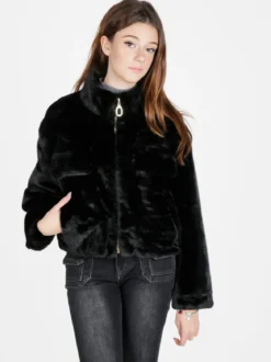 Solada Giacca donna oversize in pelliccia sintetica