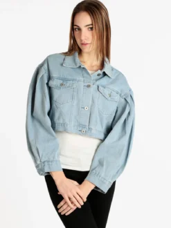 Solada Giacca in jeans donna oversize