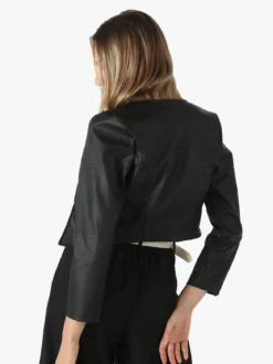 Solada Giacchino donna in ecopelle - nero