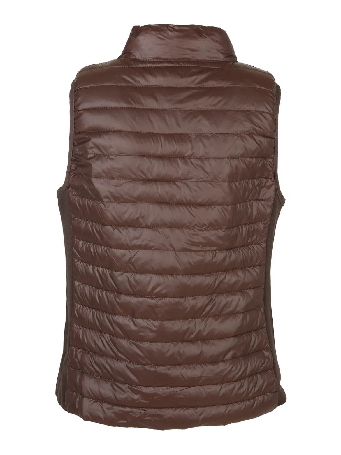 Solada Gilet donna effetto piumino con zip taglie grandi