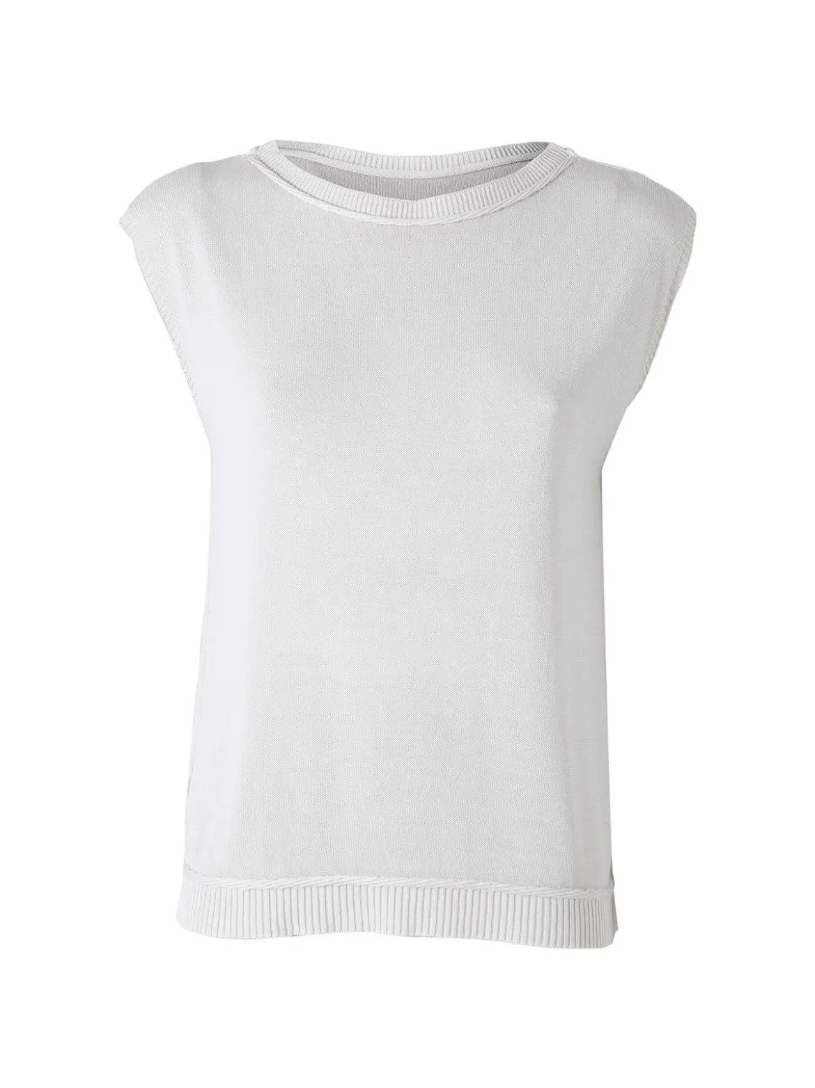 Solada Gilet donna in maglia fine - beige