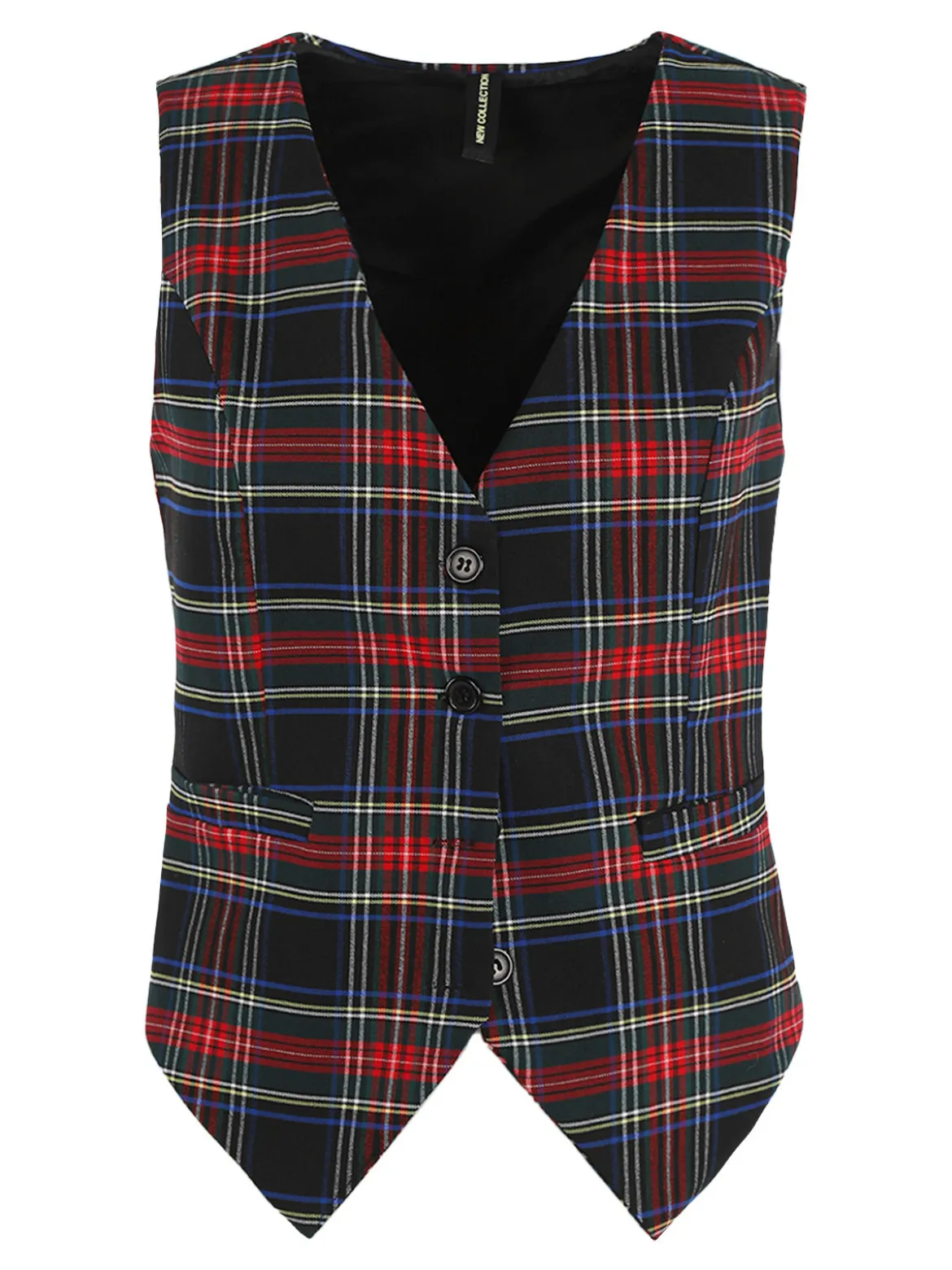 Solada Gilet donna scozzese
