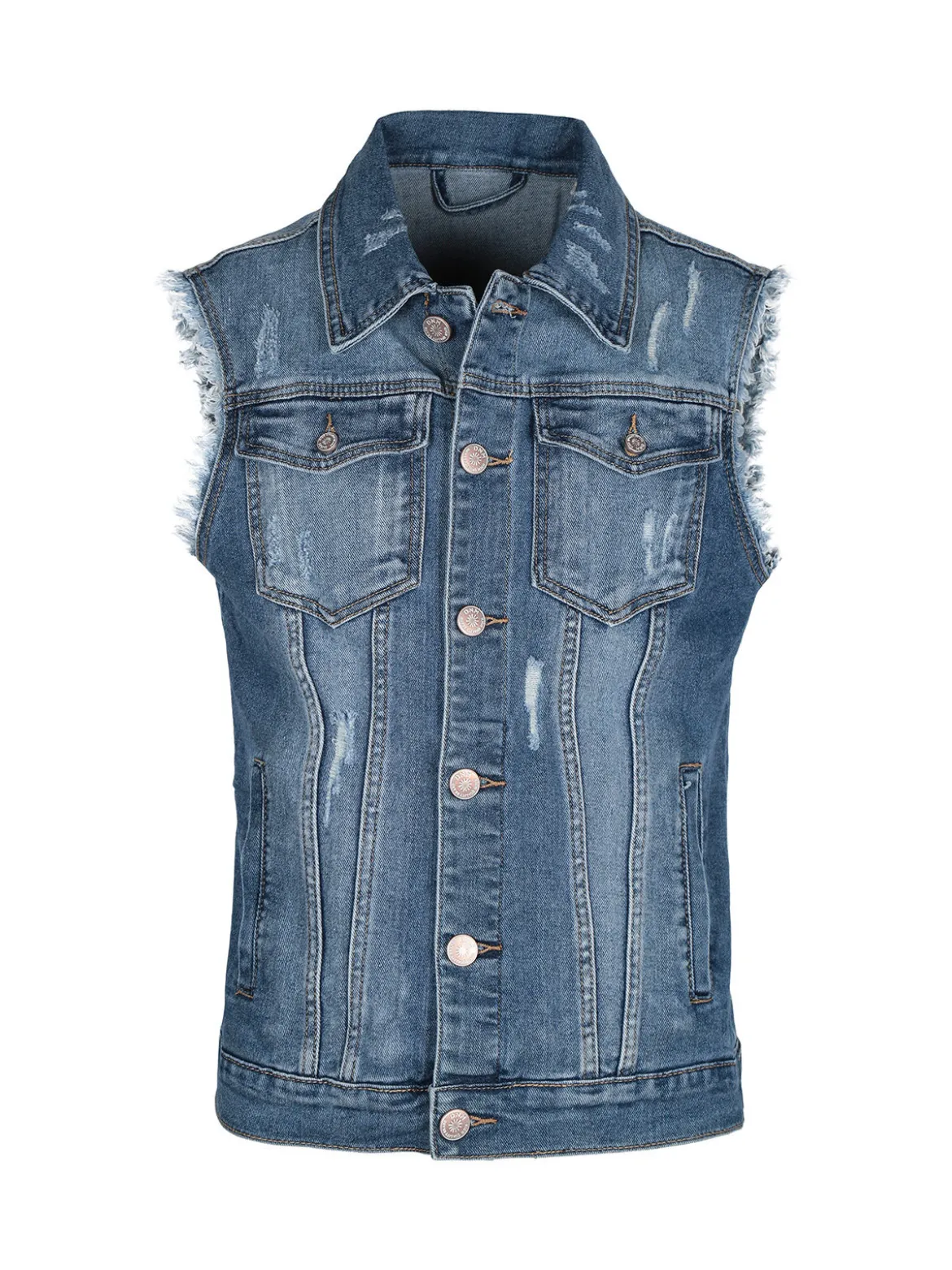 Solada Gilet in jeans da uomo