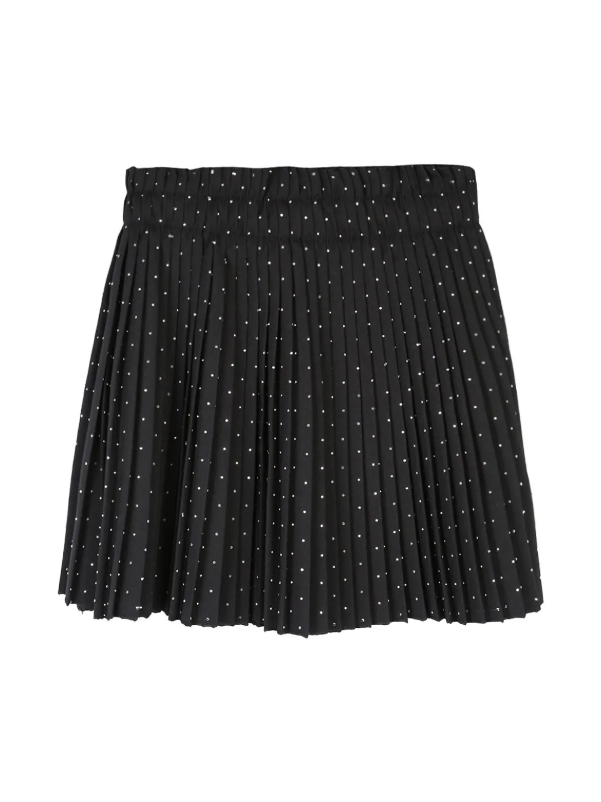 Solada Gonna corta da bambina plissettata con strass