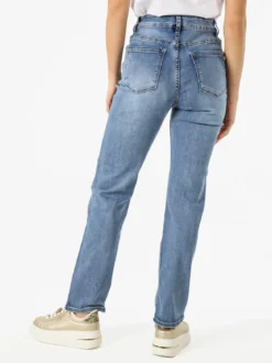 Solada Jeans donna a gamba dritta e vita alta taglie grandi - jeans