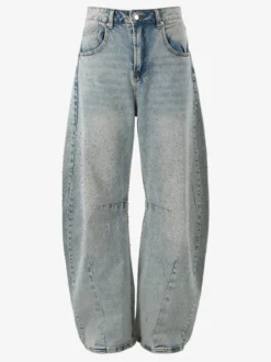 Solada Jeans donna a palloncino con strass - jeans