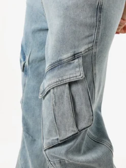 Solada Jeans donna baggy con tasconi - jeans