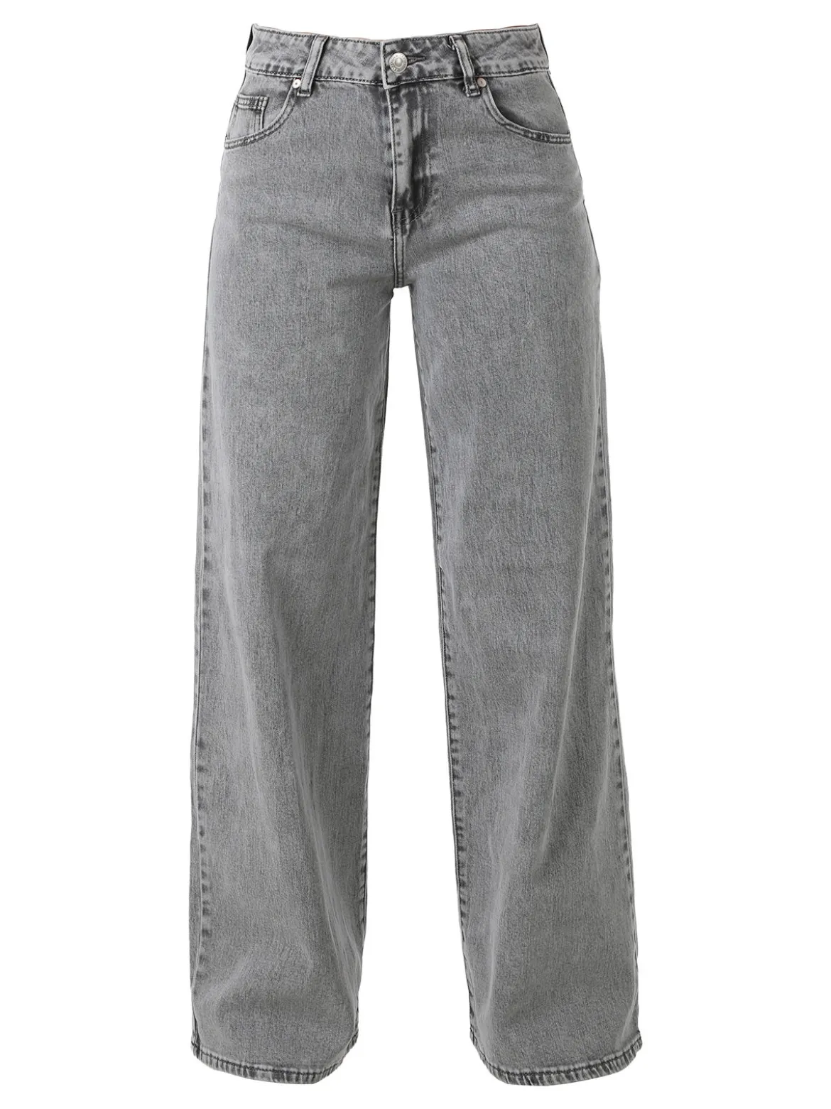 Solada Jeans donna baggy - grigio