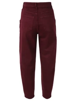 Solada Jeans donna balloon - bordeaux