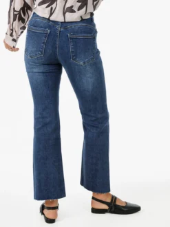 Solada Jeans donna cropped con finale a zampa - jeans