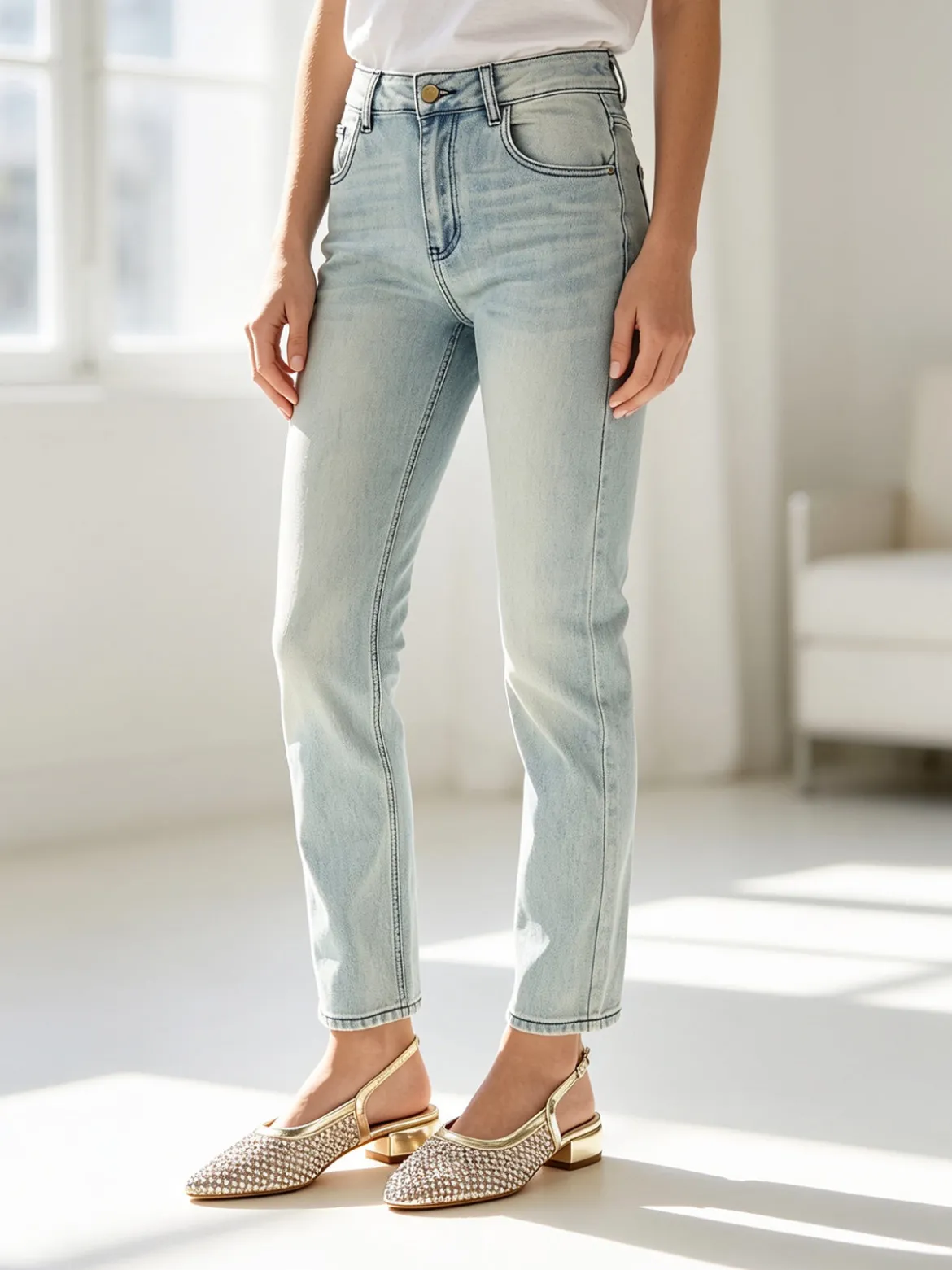Solada Jeans donna regular fit a gamba dritta - jeans