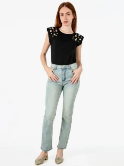 Solada Jeans donna regular fit a gamba dritta - jeans