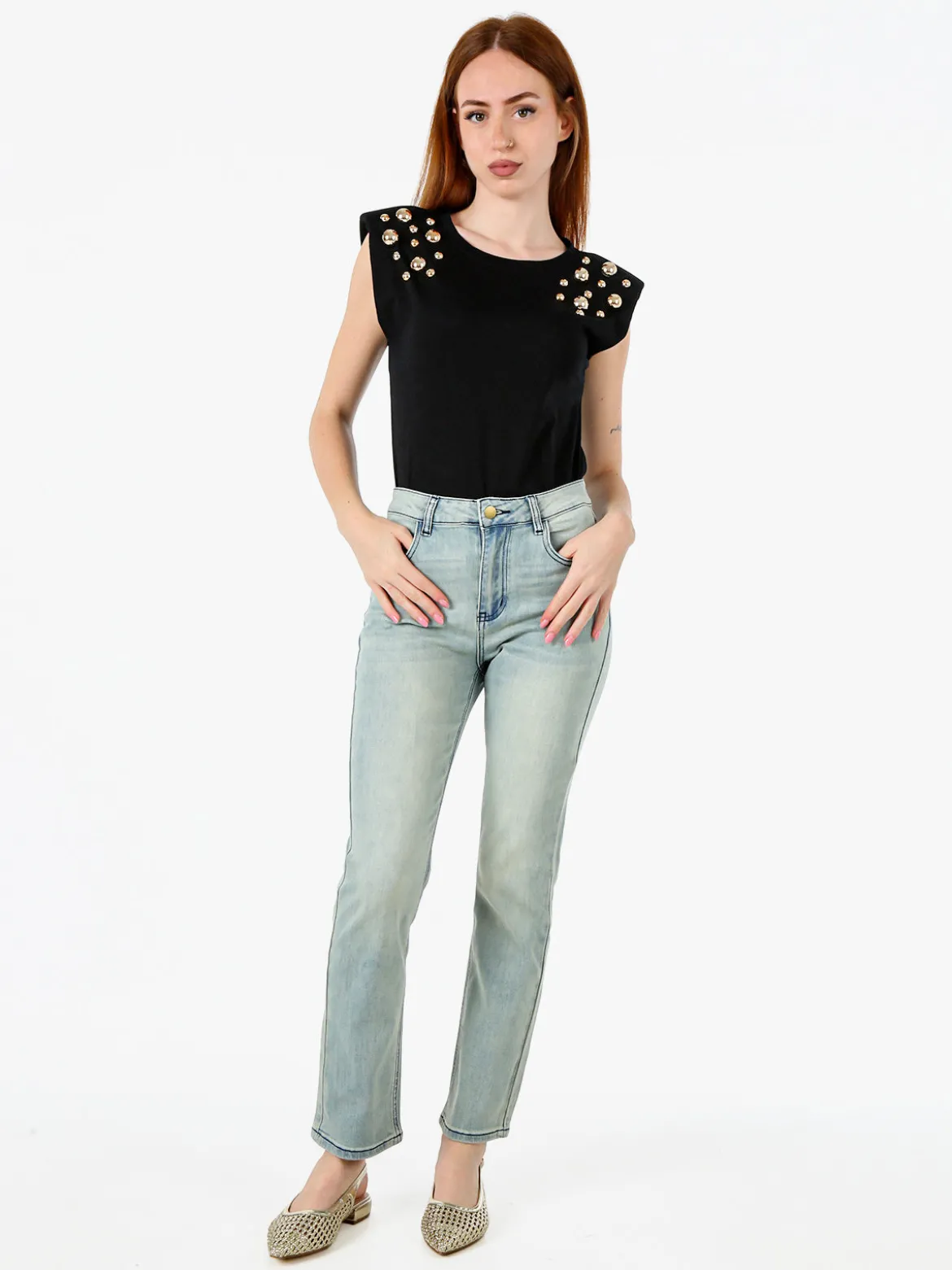 Solada Jeans donna regular fit a gamba dritta - jeans