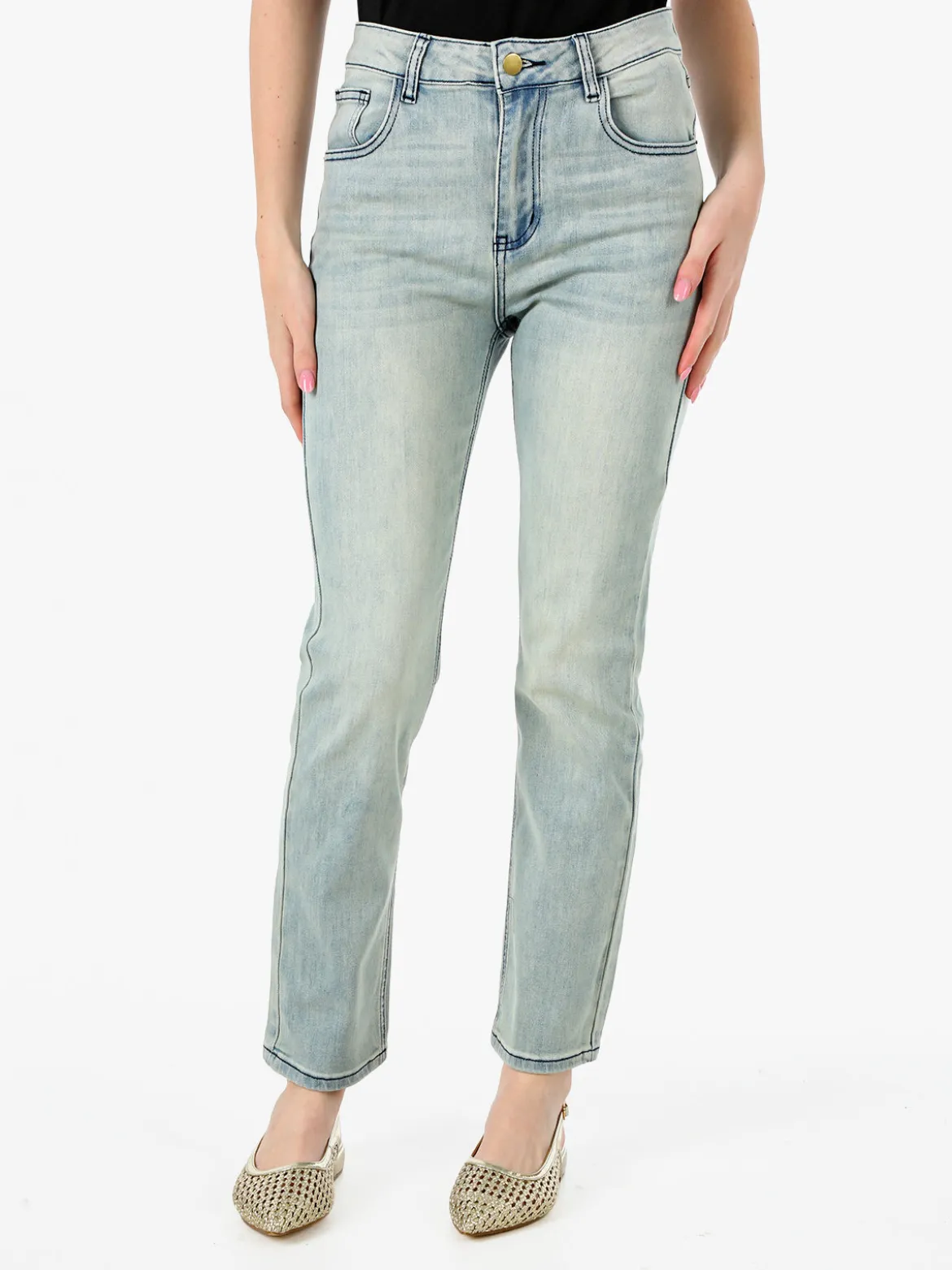 Solada Jeans donna regular fit a gamba dritta - jeans