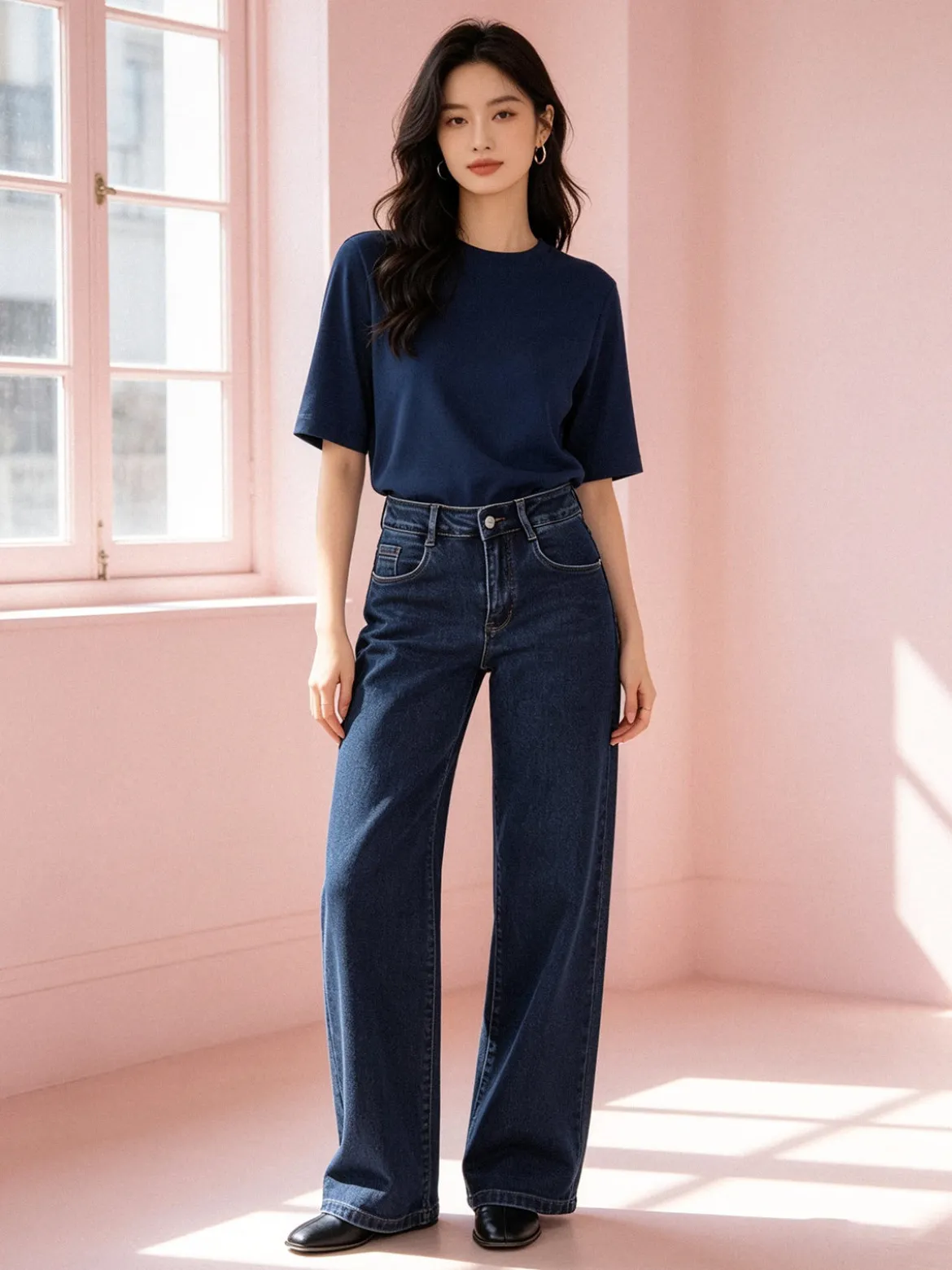 Solada Jeans donna wide leg - jeans