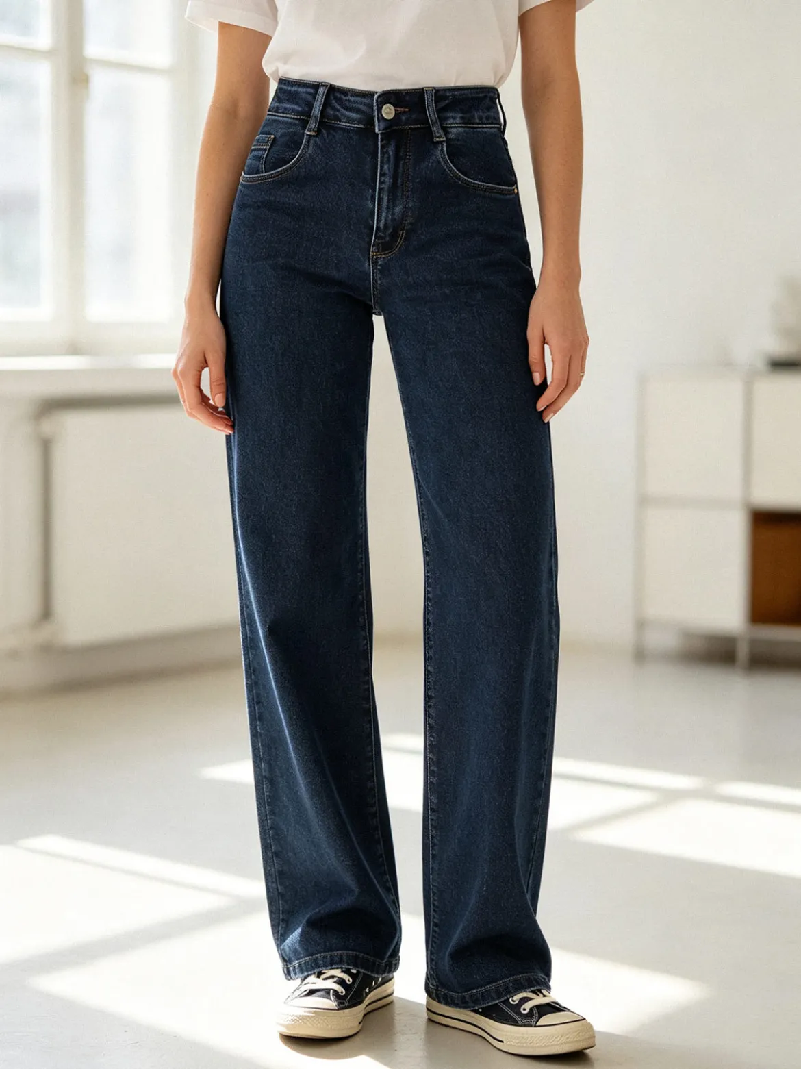 Solada Jeans donna wide leg - jeans