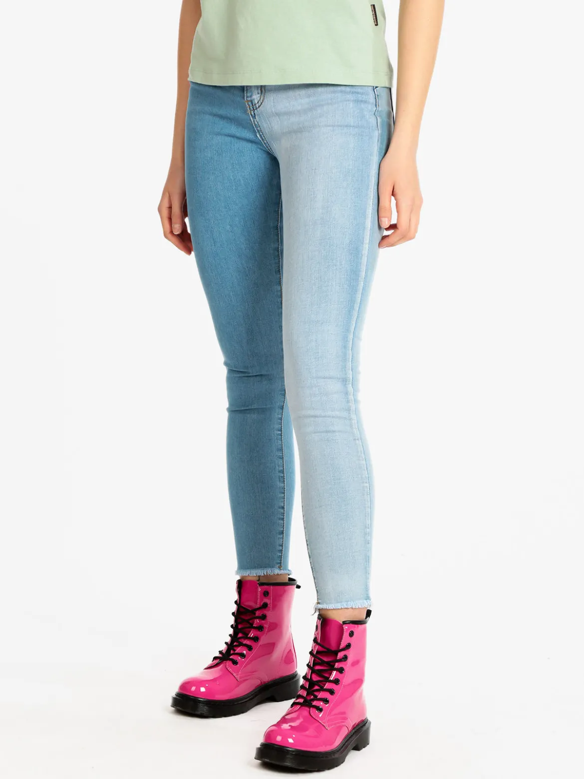 Solada Jeans skinny donna bicolor