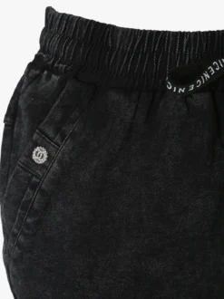 Solada Jeggings donna con coulisse taglie grandi - nero