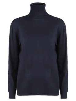Solada Maglia dolcevita da donna - blu scuro