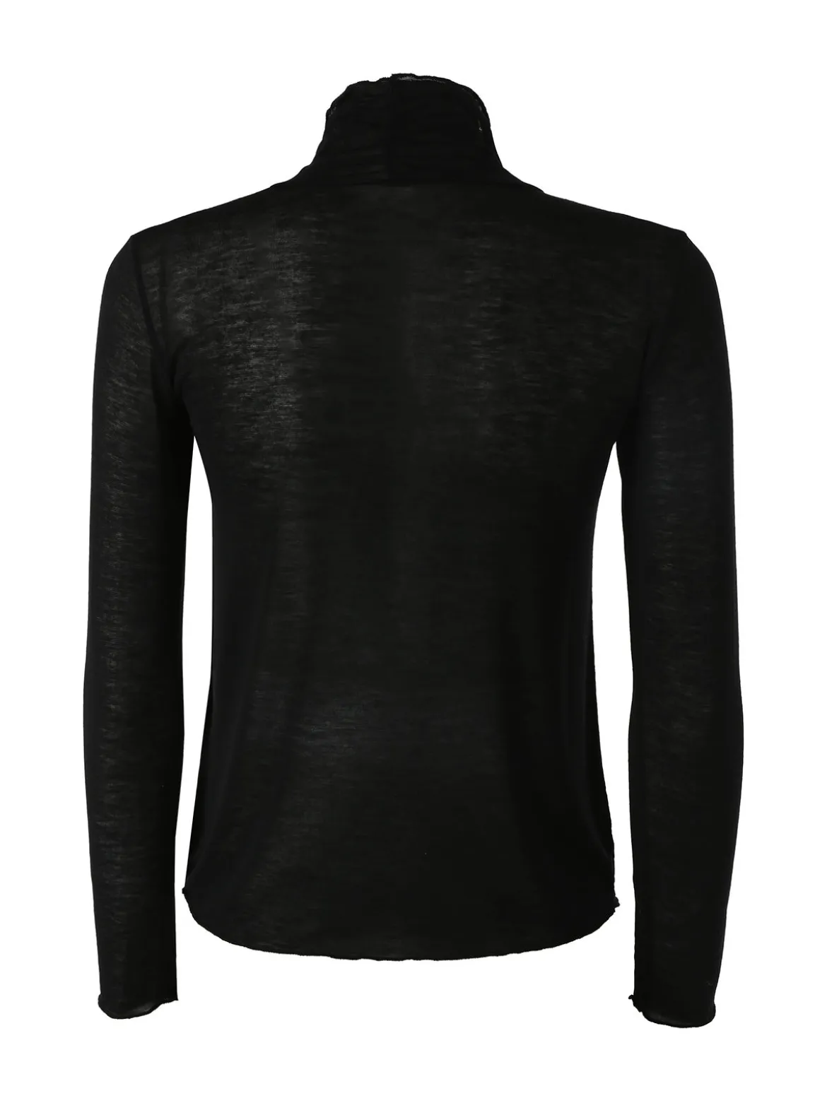 Solada Maglia dolcevita da donna in misto cashmere a maniche lunghe - nero